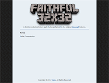 Tablet Screenshot of faithful32x32.com